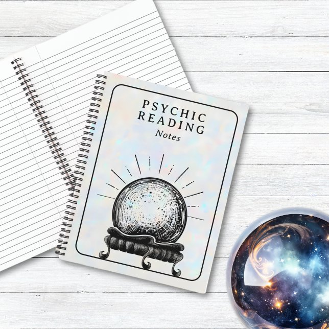 Opal Crystal Ball Psychic Medium Tarot Reader Notebook (Creator Uploaded)