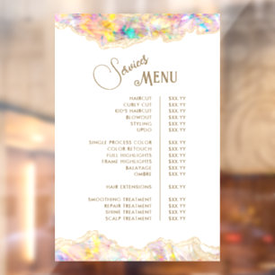 Opal Design Services Menu