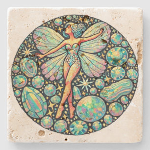 Opal Fairy Stone Coaster