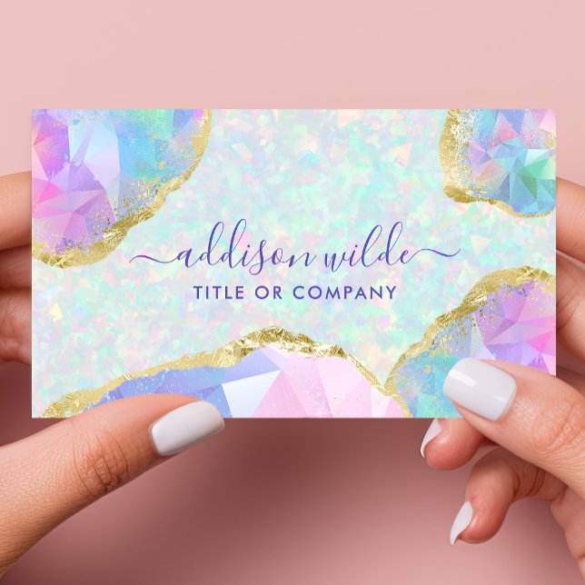 Opal Gemstone Business Card (Creator Uploaded)