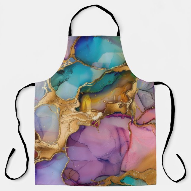 Opal Glow Luxe Apron (Front)
