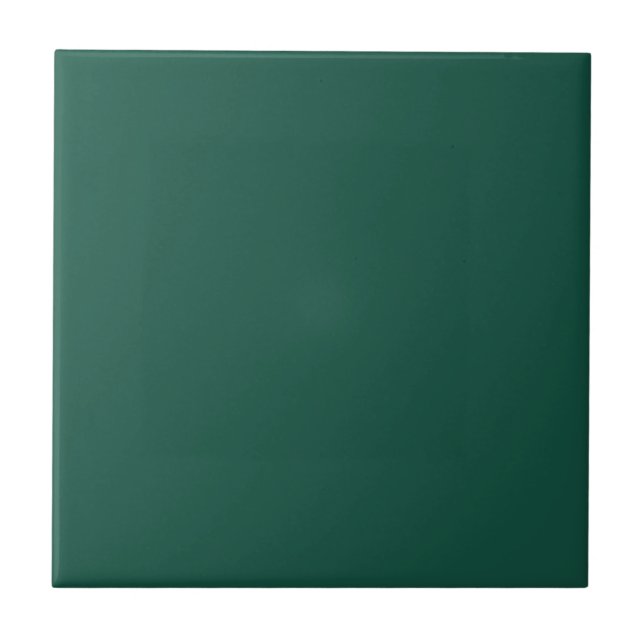 Opal Green Solid Colour Tile (Front)