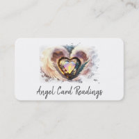 *~* Opal Heart White Gold Angel Wings AP78 QR