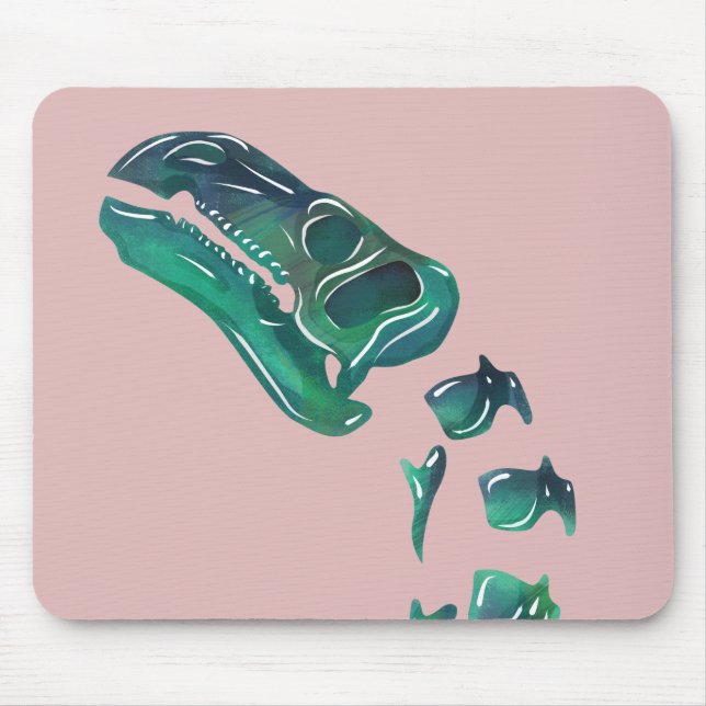 Opal Iguanodon Dinosaur Mouse Pad (Front)