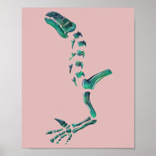 Opal Iguanodon Dinosaur Poster