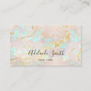 opal inspired design business card