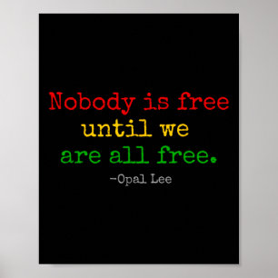 Opal Lee Juneteenth 1865 Black Independence Emanci Poster