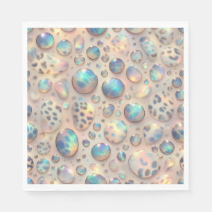 Opal Leopard Print Luxury Napkins