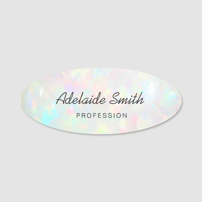 opal  name tag (Front)