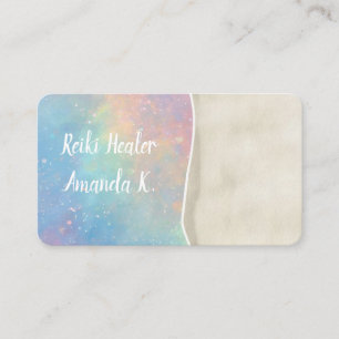 Opal pastel lightworker yoga  Business Cards