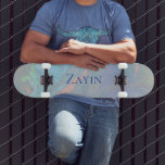Opal print personalized text outdoor sports gear skateboard<br><div class="desc">Opal print personalized text outdoor sports gear skateboard. Change the name or custom text on this skateboard,  along with the font and text color if needed - perfect for a birthday or graduation gift!</div>