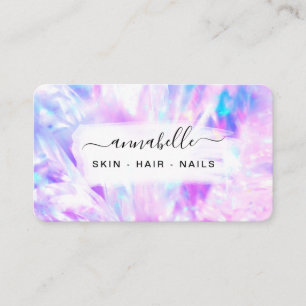 *~* OPAL QR Prism AP26 Crystal Rainbow Ethereal Business Card