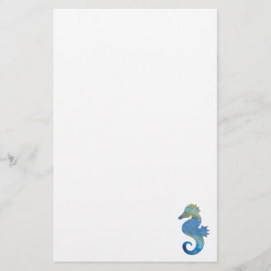 Opal Sea Horse Stationary Stationery