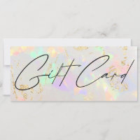opal stone background gift certificate