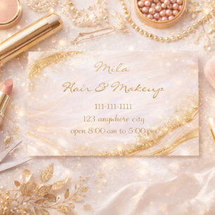OPAL STONE GOLD BUSINESS CARD