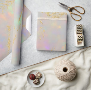 Opal Stone Pastel Color Wrapping Paper