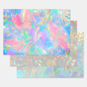 opal texture wrapping paper sheets
