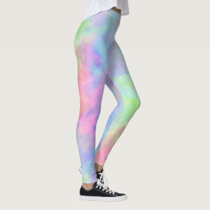 opal watercolor splash : leggings