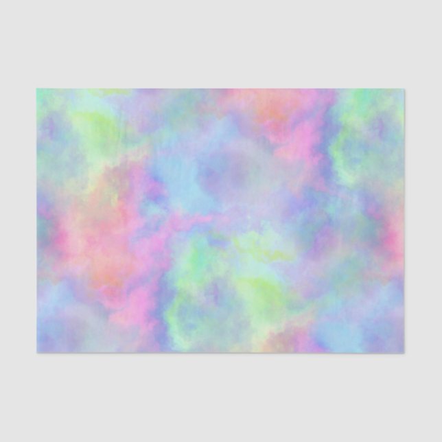 opal watercolor splash : Tissue Paper (Front)
