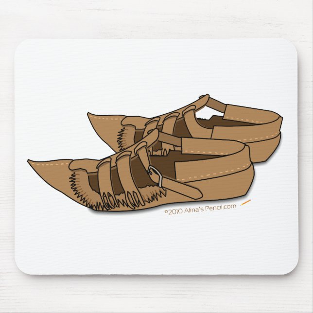 Opanke Balkan Folk Dancing  Shoes Mouse Pad (Front)