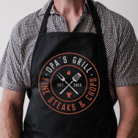 Opa's Grill Personalised Year Established