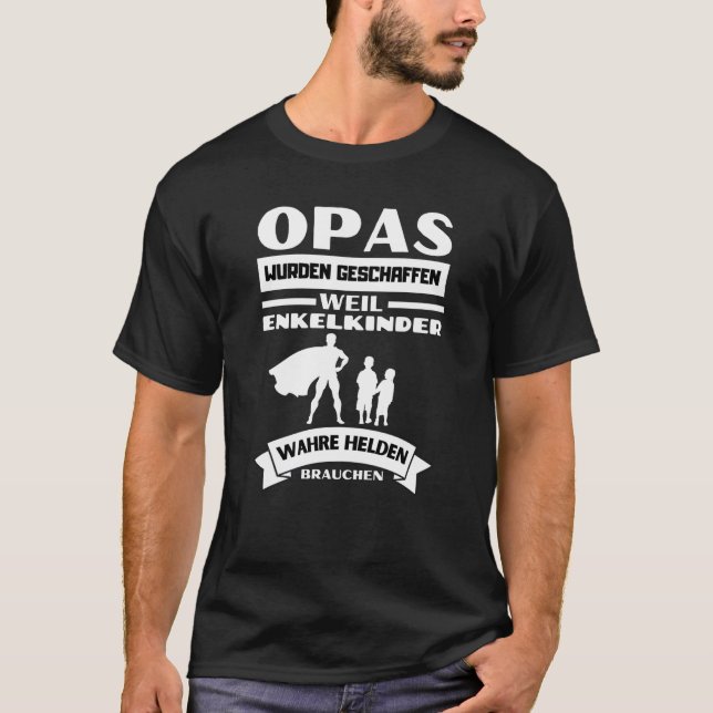 Opas, mein Opa ist ein superheld T-Shirt (Front)