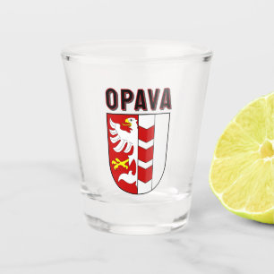 Opava coat of arms, Czech Republic Shot Glass