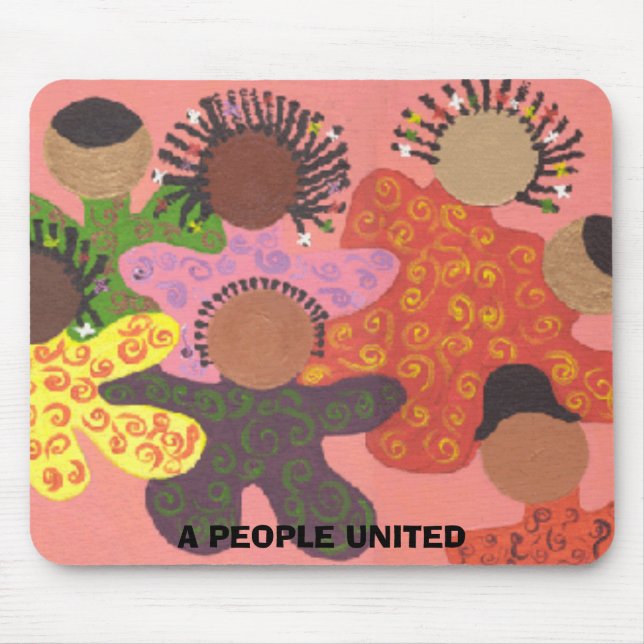 O'Peeps, A PEOPLE UNITED Mouse Pad (Front)