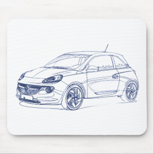 Opel Adam 2013 Mouse Pad