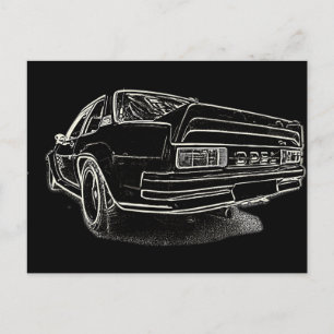 Opel Ascona i400 Postcard