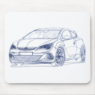 Opel Astra OPC 2013 Mouse Pad