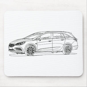Opel Astra SportTourer 2016 Mouse Pad