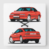 Opel Calibra red