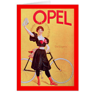 Opel - Vintage Bicycle Poster Art ( 1900 )