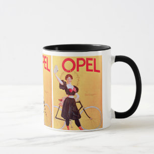 Opel - Vintage Bicycle Poster Art ( 1900 ) Mug