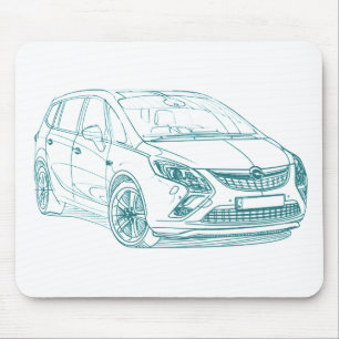 Opel Zafira Tourer 2012 Mouse Pad