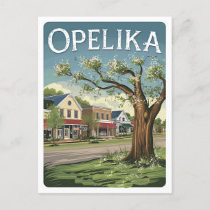 Opelika, Alabama  Postcard