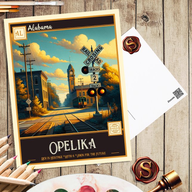 Opelika, Alabama | Vintage Postcard (Creator Uploaded)
