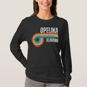 Opelika City Alabama State Vintage Retro Souvenir T-Shirt