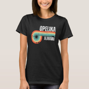 Opelika City Alabama State Vintage Retro Souvenir T-Shirt
