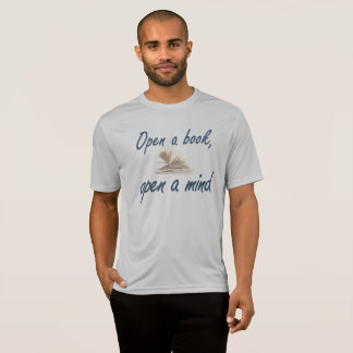 Open a book, open a mind. Book lover T-Shirt