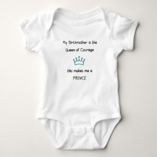Open Adoption Prince Baby Bodysuit