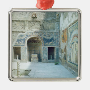 Open air triclinium of the House of Neptune Metal Tree Decoration