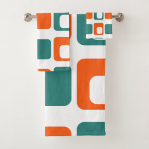 Open and Closed Rectangles  Bath Towel Set