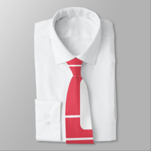 Open and Closed Rectangles - Red Tie