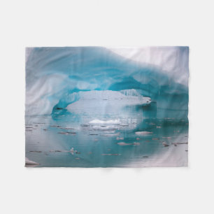 Open Arch Iceberg Antarctica Fleece Blanket