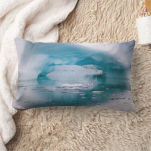 Open Arch Iceberg Antarctica Lumbar Cushion