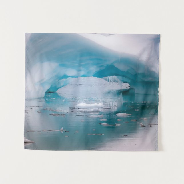 Open Arch Iceberg | Antarctica Tapestry (Front (Horizontal))
