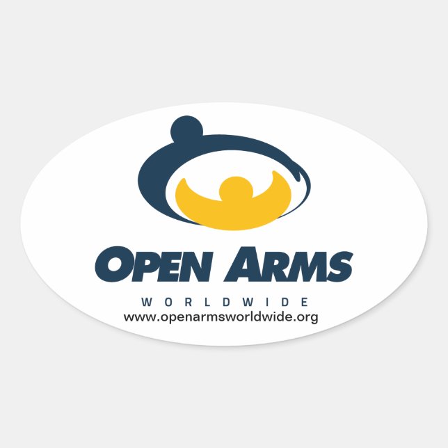 Open Arms Worldwide sticker (Front)