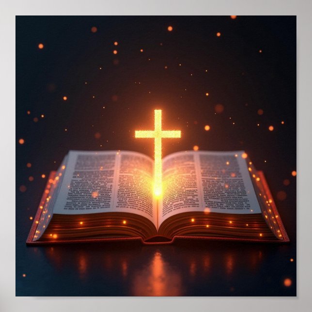 Open Bible Poster (Front)